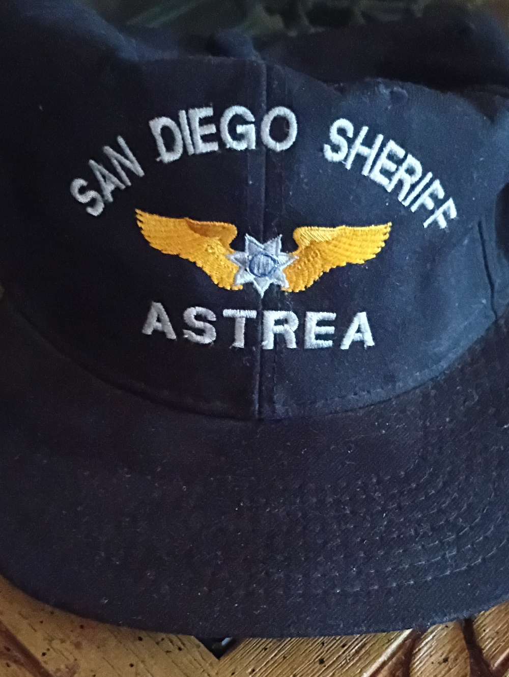 San Diego Sheriff Astrea Embroidered Cap - Black & Gold
